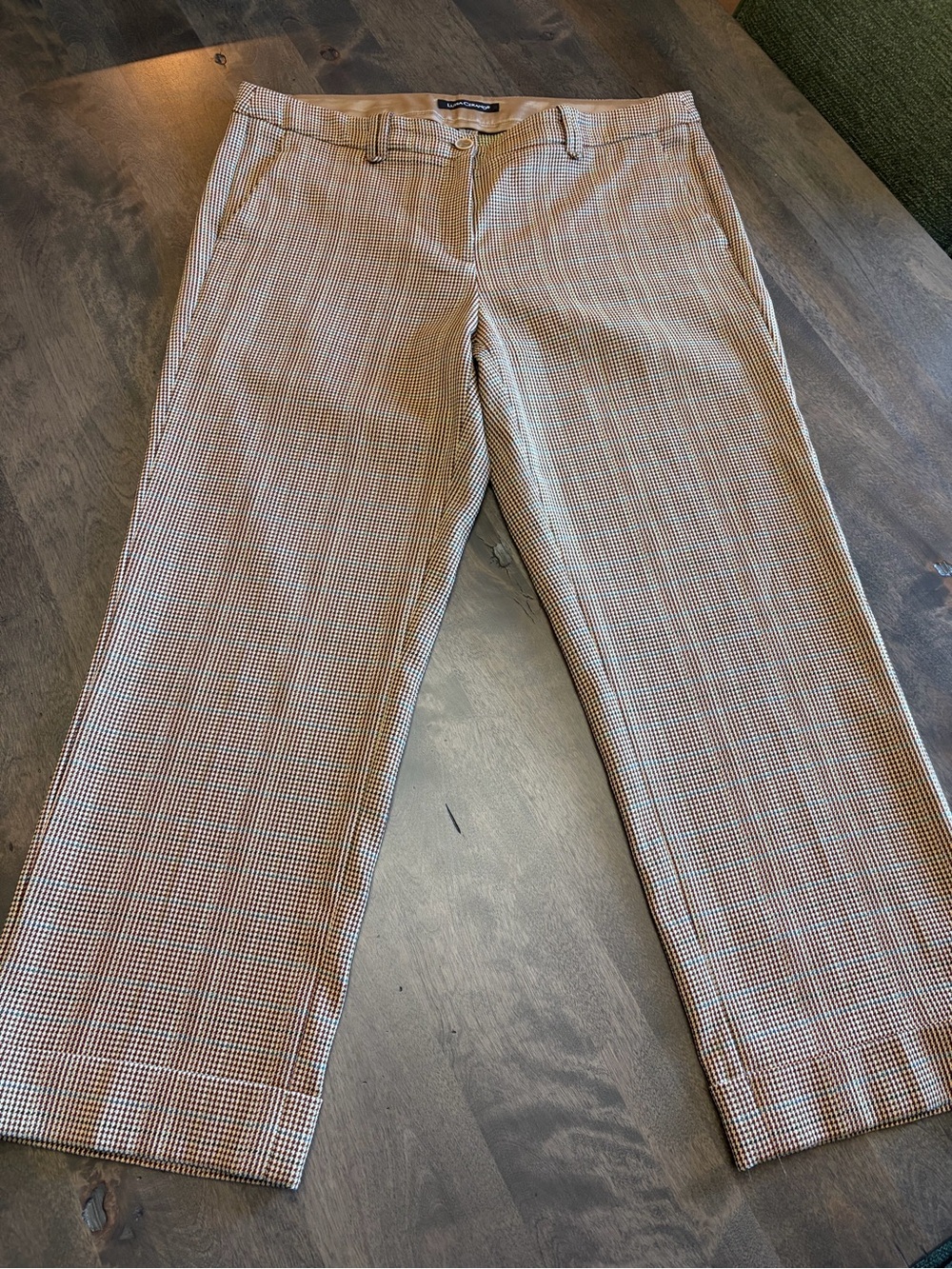 Luisa Cerano Tweed Houndstooth Pant - Picture 8 of 9